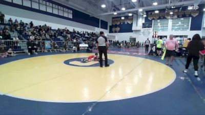 46 lbs 3rd Place Match - Noah Villanueva, Rough House vs Christian Garcia, So Cal Hammers Wrestling