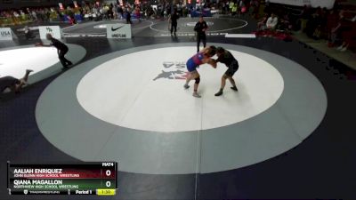 170 lbs Quarterfinal - Aaliah Enriquez, John Glenn High School Wrestling vs Qiana Magallon, Northview High School Wrestling