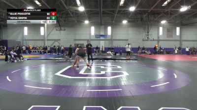 180 lbs Semifinal - Toyia Grifin, Upper Iowa vs Ellie Poulette, Wartburg