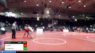 285 lbs Cons. Round 2 - Brayden Bennett, New Castle vs Oumammar Walid, Fishers