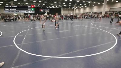 113 lbs Champ. Rd Of 16 - Gary Mendez, Youth Impact Center Wrestling Club vs Jacob Kranz, Super D Wrestling