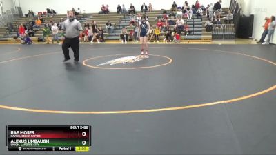 JV-4 lbs Round 5 - Mia Oddo, Burlington vs Morgan Bills, Dubuque Hempstead