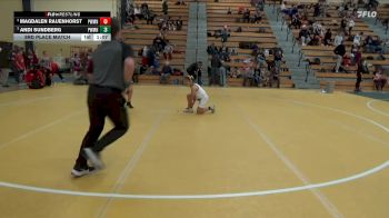 80 lbs 3rd Place Match - Magdalen Rauenhorst, Summit Wrestling Academy vs Andi Sundberg, Berge Elite Wrestling Academy