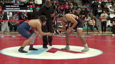 190 lbs Quarterfinal - Abraham Santos, Las Vegas vs David Merabyan, Coronado