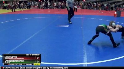 70 lbs Champ. Round 1 - Lane Weyer, Pursuit Wrestling Minnesota vs Landon Ritschard, RT Elite