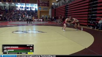 141 lbs 5th Place Match - Joe Weaver, Simpson vs Lauden Edwards, Coe