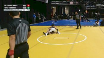 6A 120 lbs Cons. Round 3 - D`Angelo Zuniga, El Paso Pebble Hills vs Ryu Calderon, Cypress Ridge