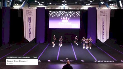 Encore Cheer Company - Spotlight [2023 Level 1.1 Youth Prep-Independent Day 1] 2023 Next Level Nationals-Houston