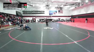 138 lbs Round 4 - Paul Riebschlager, Ralston Valley vs Marley Stout-Ashley, Overland