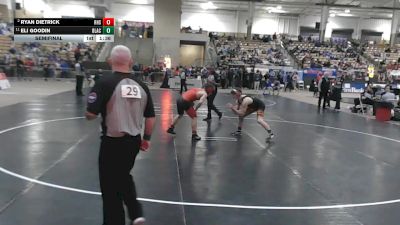 AA 150 lbs Semifinal - Eli Goodin, Blackman High School vs Ryan Dietrick, Ravenwood High School