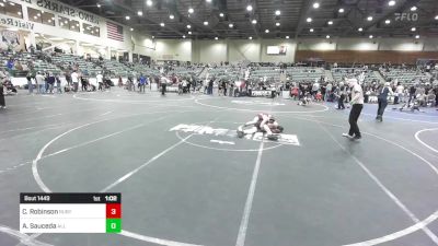 116 lbs Semifinal - Cooper Robinson, Ruby Mountain WC vs Amadeus Sauceda, All In Wr Acd