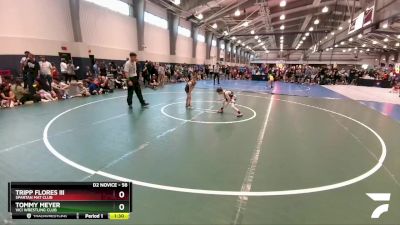 58 lbs Quarterfinal - Tripp Flores Iii, Spartan Mat Club vs Tommy Meyer, Vici Wrestling Club