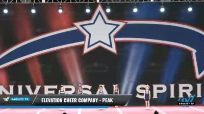 Elevation Cheer Company - Peak [2021 L1.1 Tiny - PREP - D2 Day 2] 2021 Universal Spirit-The Grand Championship