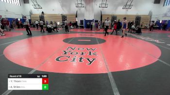 116 lbs Round Of 16 - Youssou Thiam, Franklin D Roosevelt-PSAL vs Aiden Stiles, Collegiate School-NY