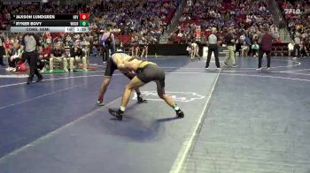 2A-144 lbs Cons. Semi - Ryker Bovy, Woodward-Granger vs Jaxson Lundgren, North Fayette Valley