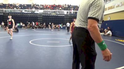 125 lbs Champ. Round 3 - Paulo Valdez, Victor Valley College vs Kalvin Robbins, Sierra College