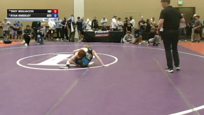 100 lbs Champ. Rd Of 16 - Troy Migliaccio, Ruthless Wrestling Club vs Ryan Smedley, KD Training