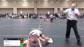 80 lbs Quarterfinal - Audrey Deeter, Sanderson Wr Acd vs Daphney Gomez, Arizona Girls