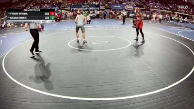 D 1 165 lbs Champ. Round 1 - Tyson Breda, Zachary vs Kaden Hock, Slidell