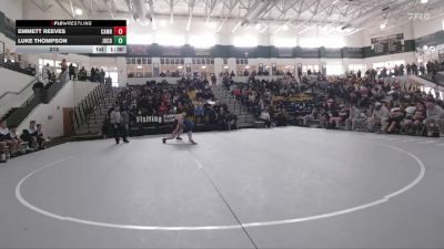 215 lbs Round 1 (16 Team) - Luke Thompson, Jones County vs Emmett Reeves, Cambridge