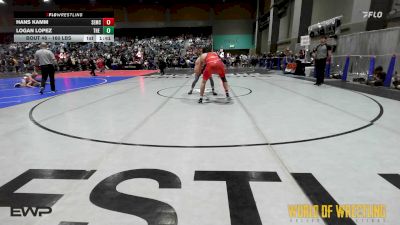 160 lbs Round Of 32 - Hans Kamm, Salem Elite Mat Club vs Logan Lopez, The Valley Wrestling Club