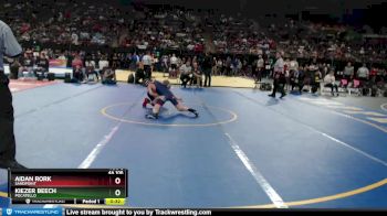 4A 106 lbs Cons. Round 1 - Aidan Rork, Sandpoint vs Kiezer Beech, Pocatello