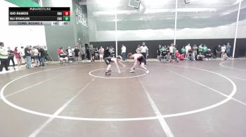 120 lbs Cons. Round 5 - Eli Stahler, Cowboy Wrestling Club vs Gio Ramos, RWC