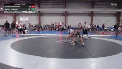 106 lbs Consi Of 8 #2 - Charlie Atkinson, Green Farms Academy vs Kasey Kennedy, The Hunt Wrestling Club Orange