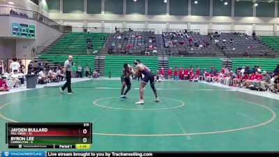 215 lbs Round 1 (16 Team) - Byron Lee, Carrollton vs Jayden Bullard, Mill Creek