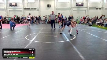 157 lbs Round 7 (10 Team) - Landon Browning, Tar River WC vs Brandon Bauer, GT Alien - 1