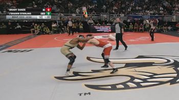 Semifinal - Brady Danze, Millard South vs J`Shawn Sterling, Omaha Bryan