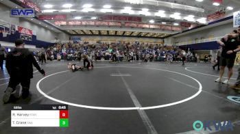 52 lbs Quarterfinal - Rock Harvey, Standfast OKC vs Teller Crane, Shelton Wrestling Academy