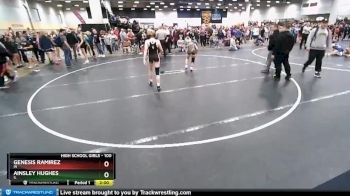 100 lbs Champ. Round 1 - Ainsley Hughes, IL vs Genesis Ramirez, IN