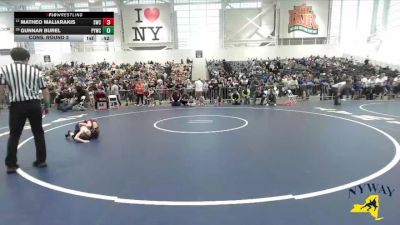 57 lbs Cons. Round 3 - Matheo Maliarakis, Savage Wrestling Club vs Gunnar Burel, Perry Youth Wrestling Club