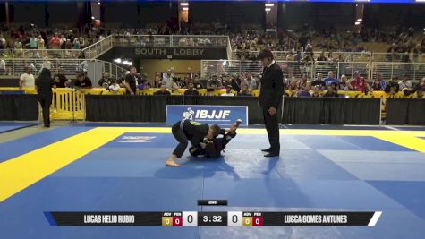 Lucca Gomes Antunes vs Lucas Helio Rubio 2025 Pan Kids Jiu-Jitsu IBJJF Championship