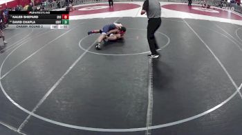 144 lbs Champ. Round 2 - Kaleb Shepard, Sierra Vista vs David Chapla, Centennial