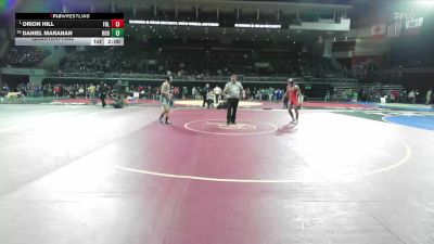 132 lbs Quarterfinal - Orion Hill, Folsom vs Daniel Maranan, Rodriguez