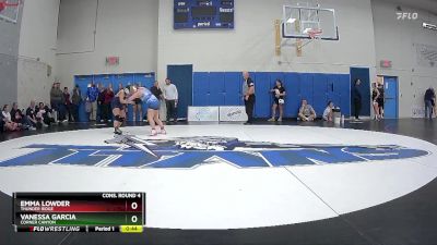 145 lbs Cons. Round 4 - Vanessa Garcia, Corner Canyon vs Emma Lowder, Thunder Ridge