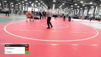 180 lbs 5th Place - JJ Di Monte, MD vs Tavio Hoose, NY