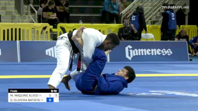 MEYRAM MAQUINÉ ALVES vs DIEGO OLIVEIRA BATISTA 2022 World Jiu-Jitsu IBJJF Championship
