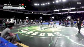 132 lbs Semifinal - Creed Wright, Darrington vs Cash Eylar, Ellensburg