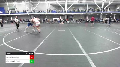 165 lbs Quarterfinal - Joseph Cangro, Unattached-Unrostered vs Sean Seefeldt, Prtc