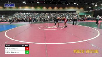 220 lbs Round Of 32 - Nehemiah Fields-Gutierrez, Bullard Wrestling Academy vs Nestor Diaz Salazar, South West Washington Wrestling Club