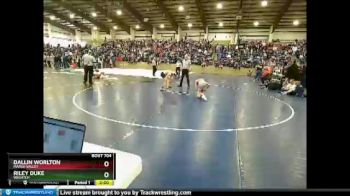 150 lbs 3rd Place Match - Riley Duke, Wasatch vs Dallin Worlton, Marsh Valley