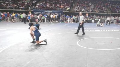 D 1 113 lbs Cons. Round 1 - Caden Avocato, Destrehan vs Scott Lipps, Northshore