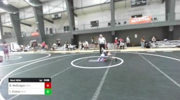 65 lbs 3rd Place - Beau McGregor, Patriot Mat Club vs Logan Evans, Palouse Elite Wrestling