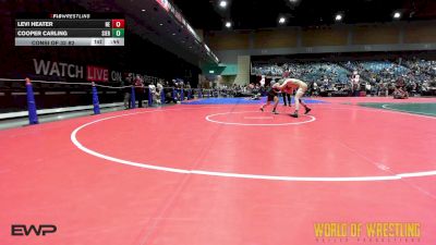125 lbs Consi Of 32 #2 - Levi Heater, Nevada Elite vs Cooper Carling, Sierra Sabers
