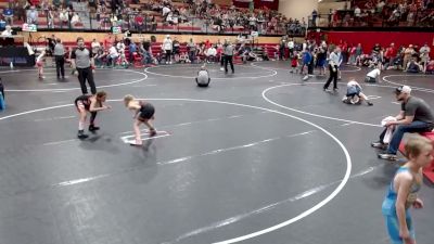 67 lbs Champ. Round 1 - Gracelynn Brook, 208 Badgers Wrestling Club vs Samantha Clark, Pirate Wrestling