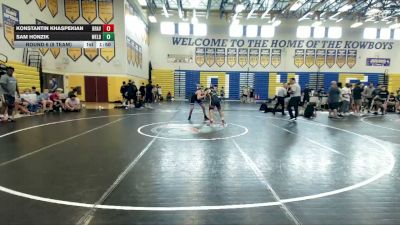 165 lbs Round 6 (8 Team) - Sam Honzik, Wellington Black vs Konstantin Khaspekian, Braves WC