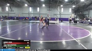197 lbs Semifinal - Treyten Steffen, Cornell College vs Jared Voss, Coe